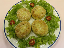 秘伝豆入り豆腐ハンバーグ